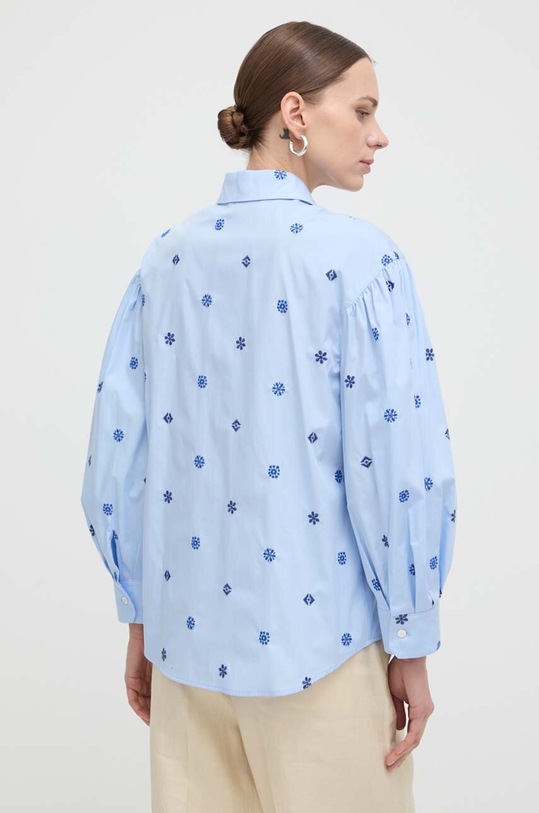 Îmbrăcăminte Weekend Max Mara cămașă din bumbac 2415111052600 albastru