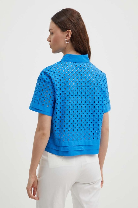 Oblečenie Košeľa United Colors of Benetton 58BHDQ08B modrá