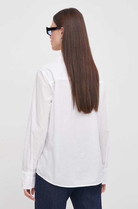 Odzież United Colors of Benetton koszula bawełniana 5CQYDQ06U biały