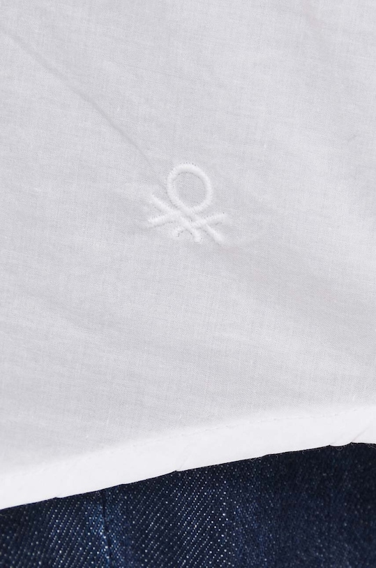 United Colors of Benetton koszula bawełniana 5CQYDQ06U biały