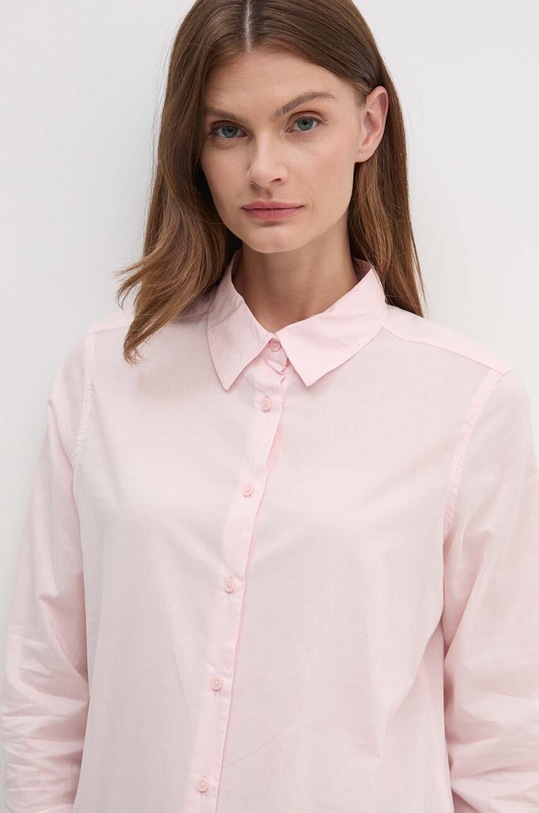 United Colors of Benetton camasa din bumbac roz 5CQYDQ06U