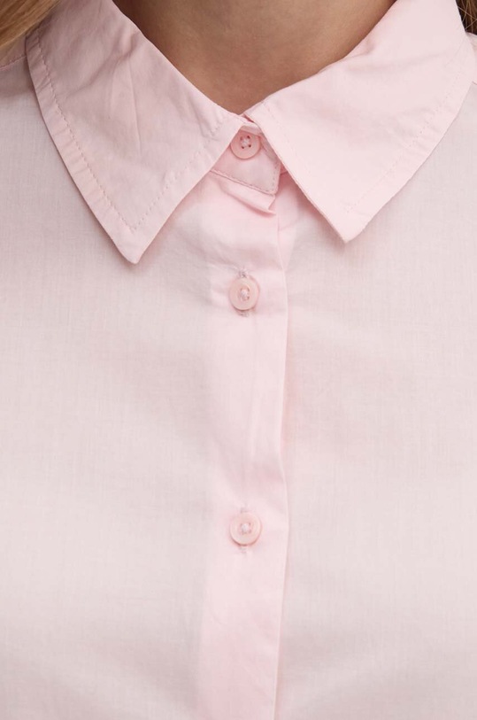United Colors of Benetton camasa din bumbac 5CQYDQ06U roz