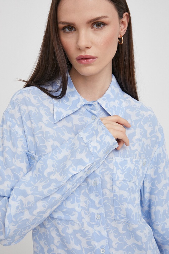 United Colors of Benetton koszula regular niebieski 53UEDQ074