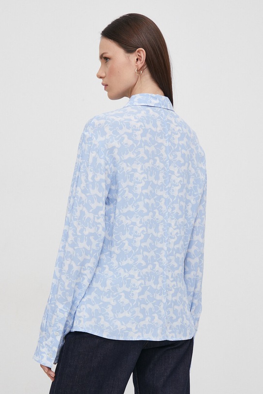 Odzież United Colors of Benetton koszula 53UEDQ074 niebieski