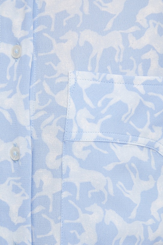 United Colors of Benetton koszula 53UEDQ074 niebieski