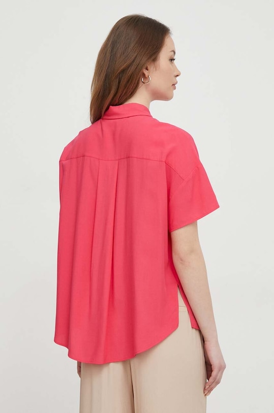 Одяг Сорочка United Colors of Benetton 5WPWDQ04S рожевий