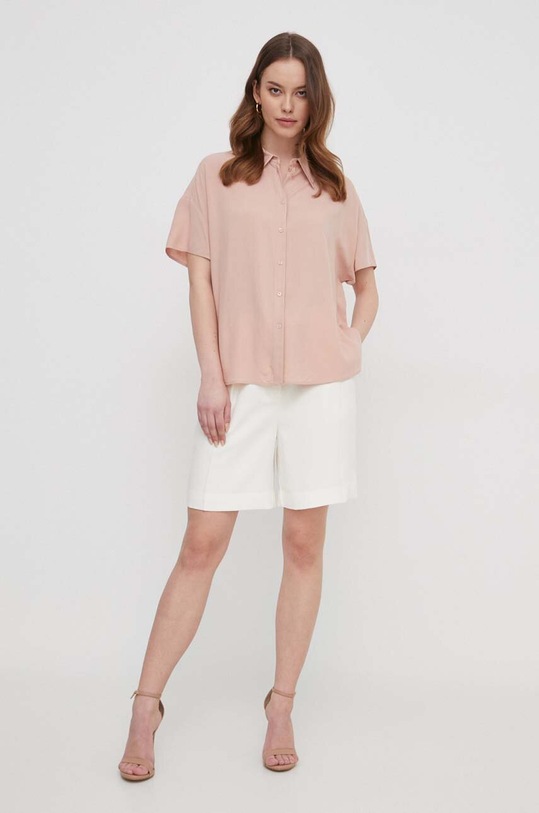 Сорочка United Colors of Benetton 5WPWDQ04S рожевий SS24