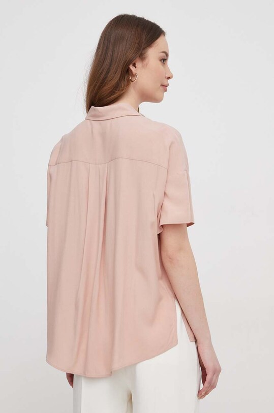 Одяг Сорочка United Colors of Benetton 5WPWDQ04S рожевий