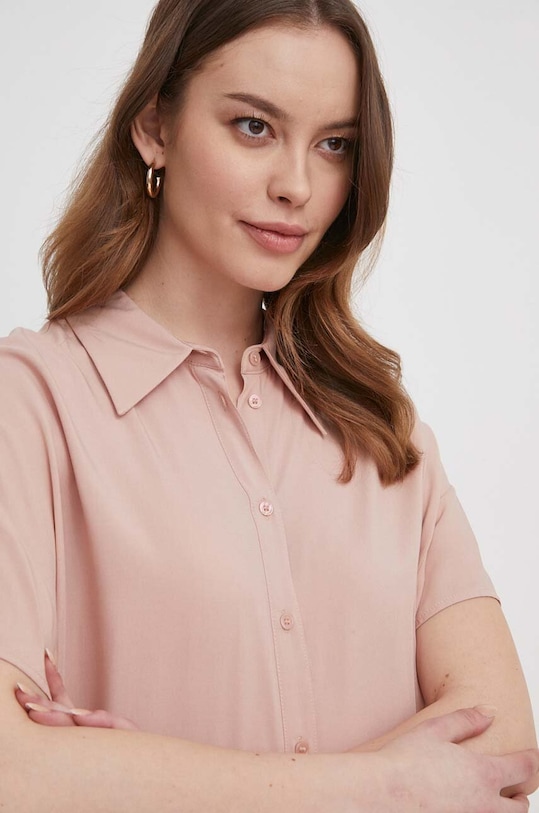 Сорочка United Colors of Benetton рожевий 5WPWDQ04S