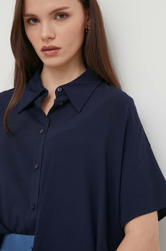 United Colors of Benetton koszula granatowy 5WPWDQ04S
