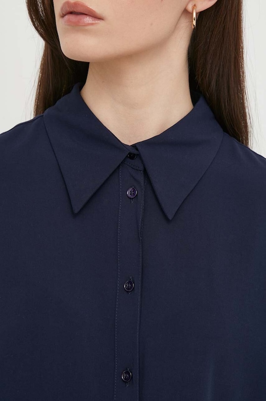United Colors of Benetton koszula 5WPWDQ04S granatowy