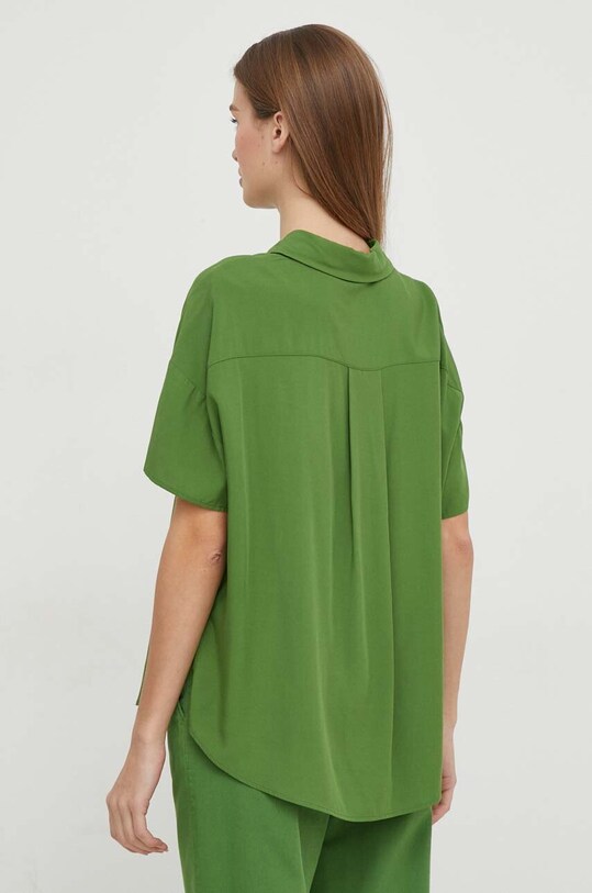 Oblečenie Košeľa United Colors of Benetton 5WPWDQ04S zelená