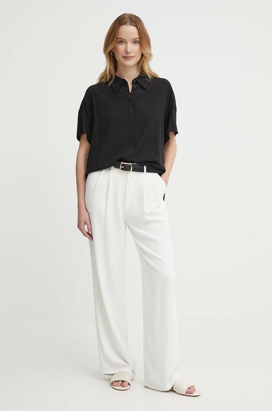United Colors of Benetton camicia 5WPWDQ04S nero SS24