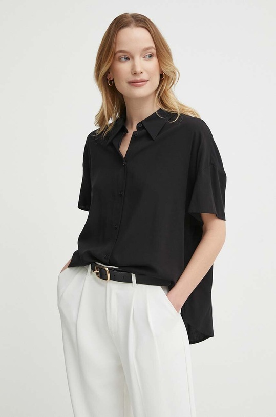 United Colors of Benetton camicia nero 5WPWDQ04S
