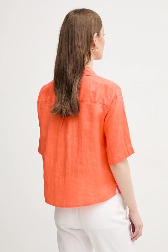 Одежда Льняная рубашка United Colors of Benetton 5BML5QB75 оранжевый