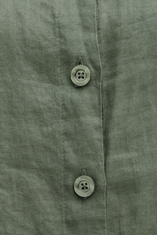 United Colors of Benetton Cămașă femeiască din in 5BML5QB75 verde