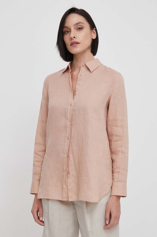 United Colors of Benetton camasa de in roz 5BMLDQ02U