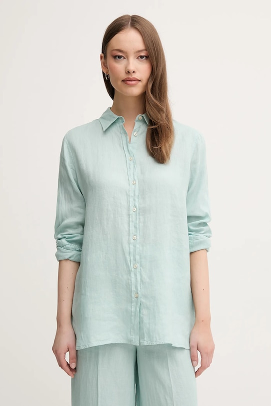 United Colors of Benetton camasa de in turcoaz 5BMLDQ02U