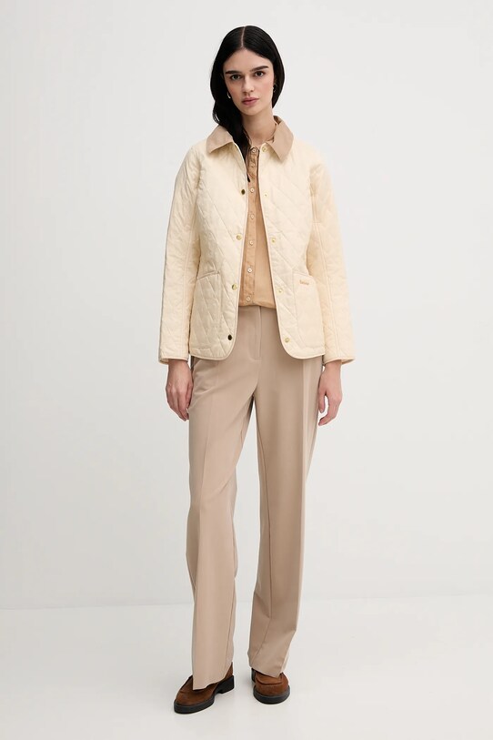 United Colors of Benetton koszula lniana 5BMLDQ06V zielony SS25