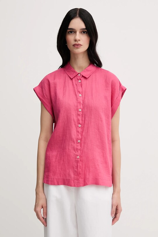 United Colors of Benetton camasa de in roz 5BMLDQ06V