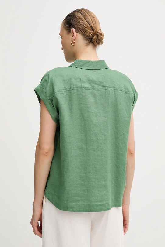 Ruházat United Colors of Benetton len ing 5BMLDQ06V zöld