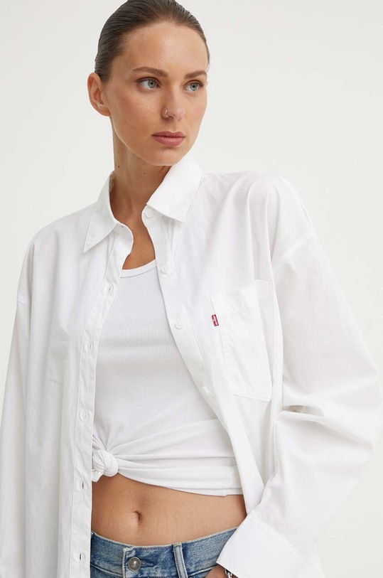Bavlnená košeľa Levi's biela A9179