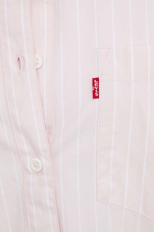 Levi's camasa din bumbac A9179 roz