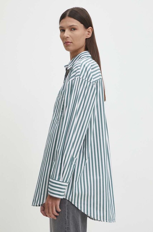 Bavlněná košile Levi's zelená A9179