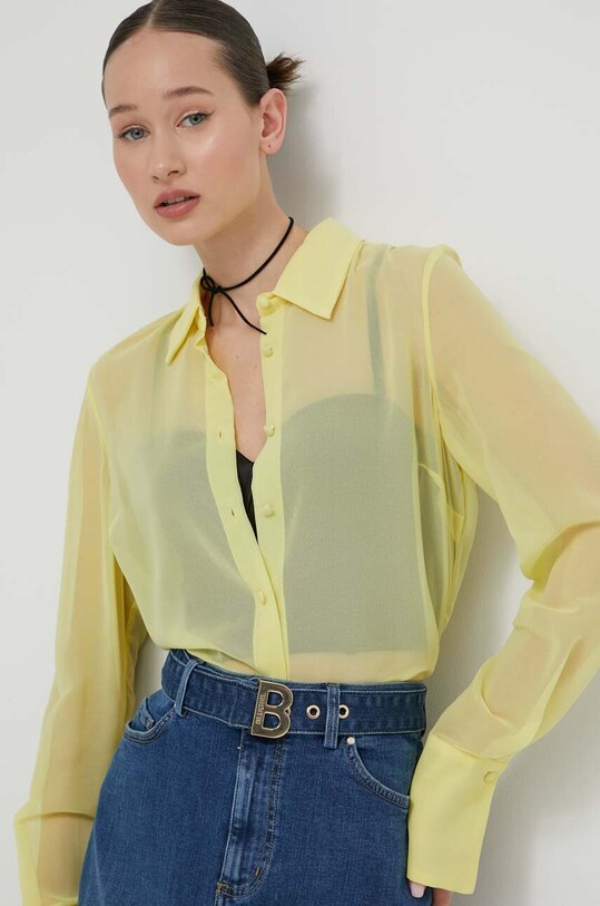 Blugirl Blumarine koszula regular żółty RA4136.T3854