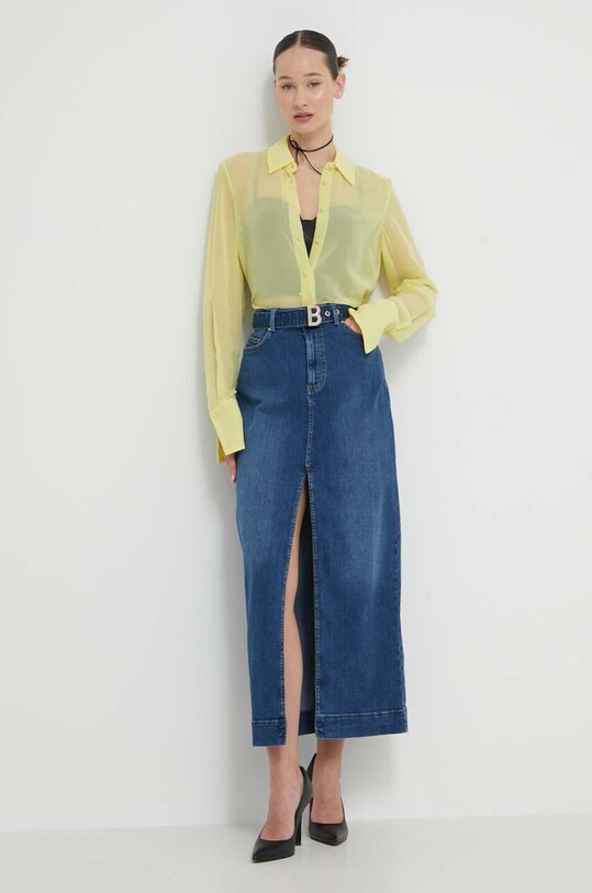 Blugirl Blumarine koszula RA4136.T3854 żółty SS24