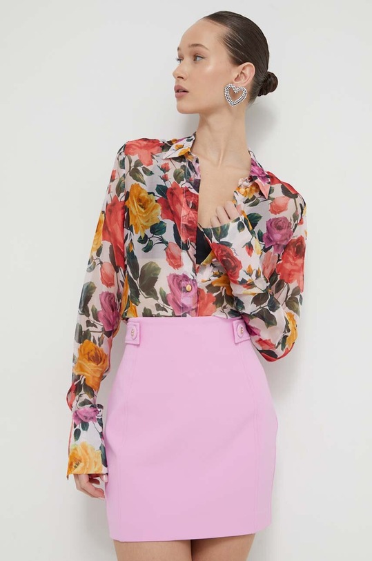 Blugirl Blumarine koszula jedwabna RA4166.T3079 multicolor SS24