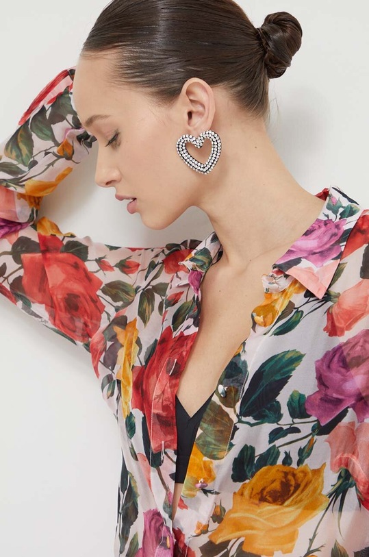 Blugirl Blumarine koszula jedwabna multicolor RA4166.T3079