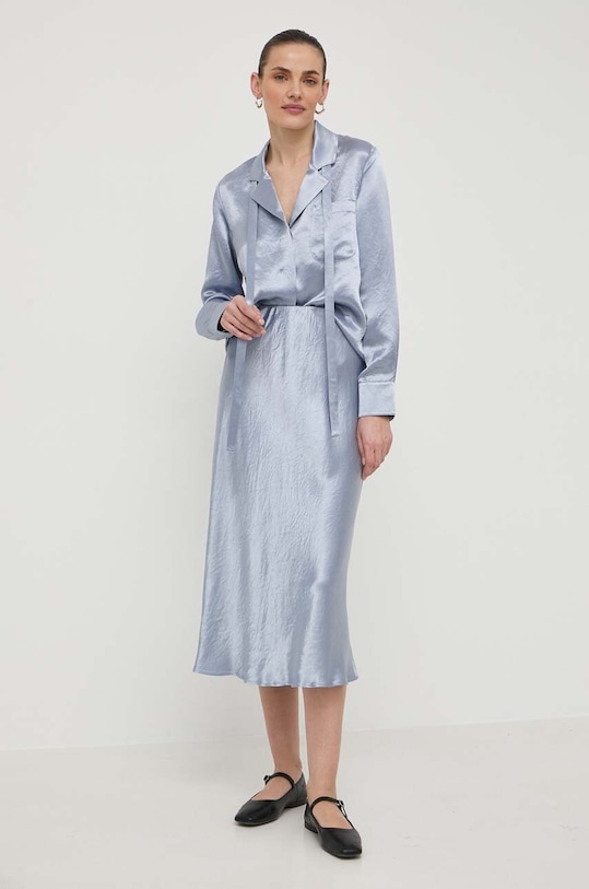 Max Mara Leisure cămașă 2416111048600 albastru SS24