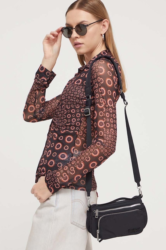 Košulja Desigual 24SWTK48 crna