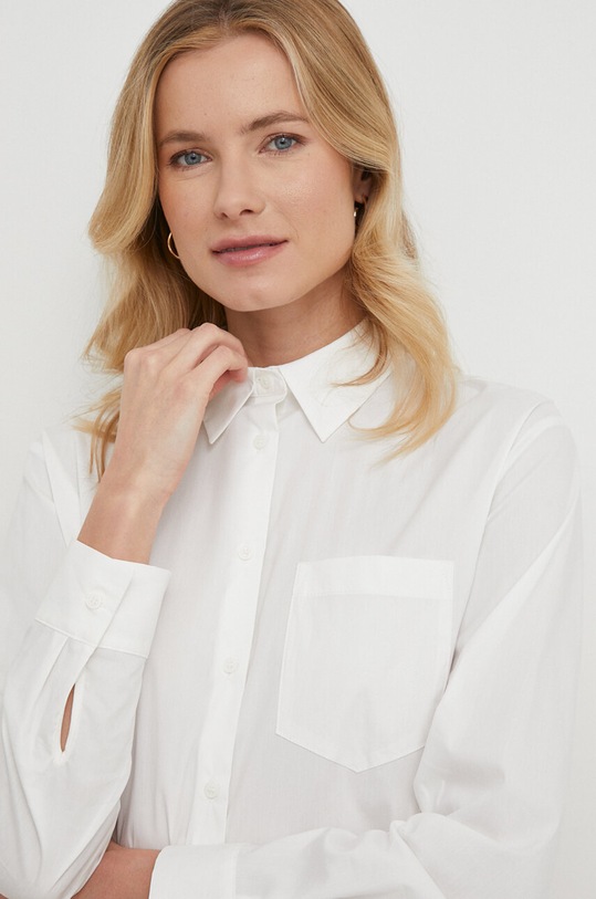 Sisley camasa 50IFLQ06F alb