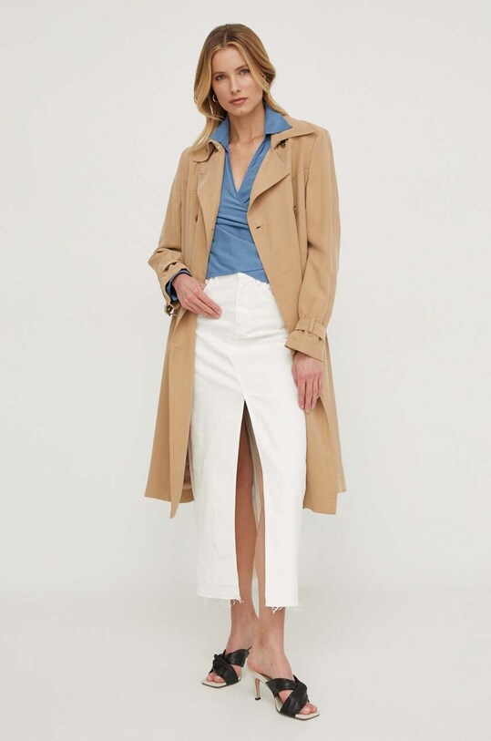 Bluza Sisley 55EBLQ064 plava SS24