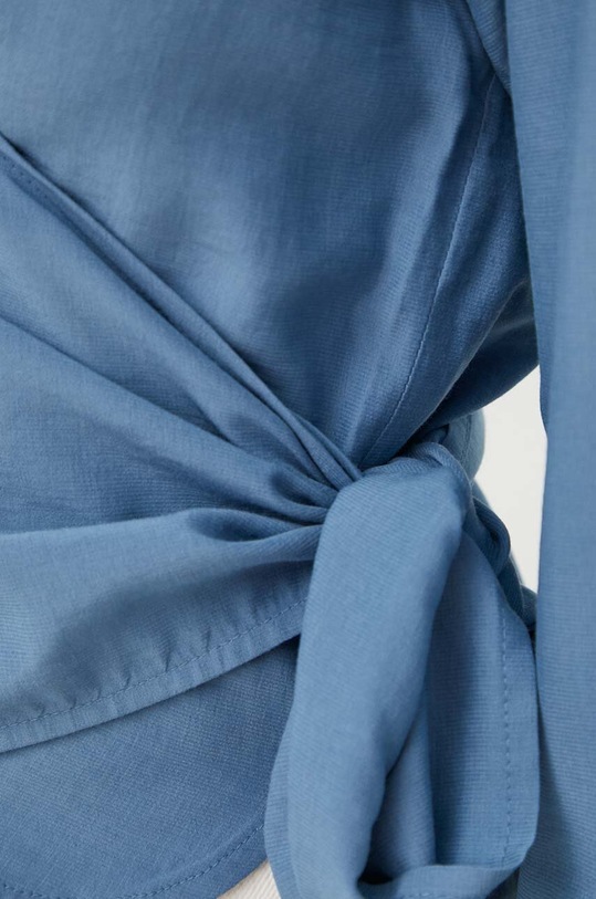 Sisley bluză 55EBLQ064 albastru