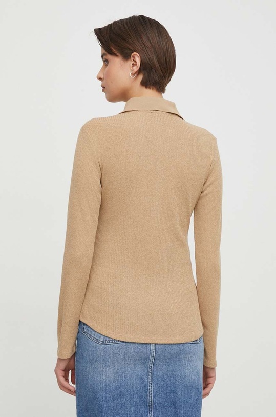 Odzież Sisley sweter 5UVTLQ069 beżowy