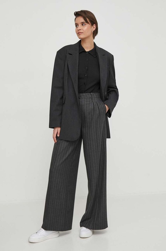 Sisley sweter 5UVTLQ069 czarny SS24