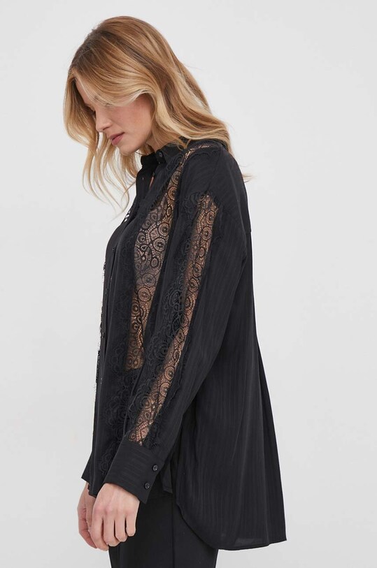 Sisley camasa cu modele negru 5IAYLQ06I