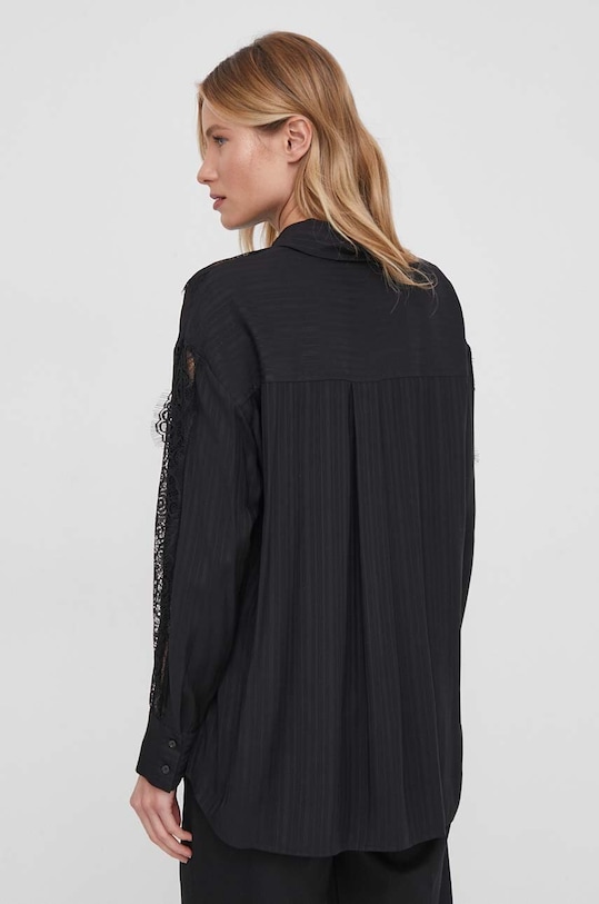 Одяг Сорочка Sisley 5IAYLQ06I чорний