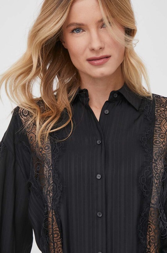 Sisley camasa 5IAYLQ06I negru