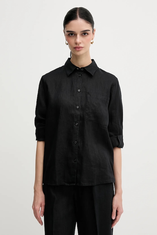 Sisley camasa de in negru 5BMLLQ06S