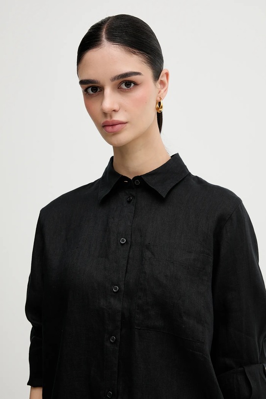 Sisley camasa de in negru 5BMLLQ06S