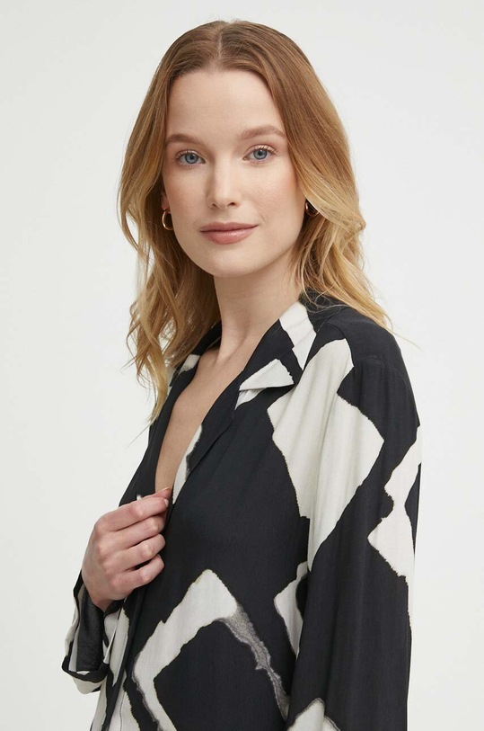 Sisley camicia nero 5ZDNLQ07A