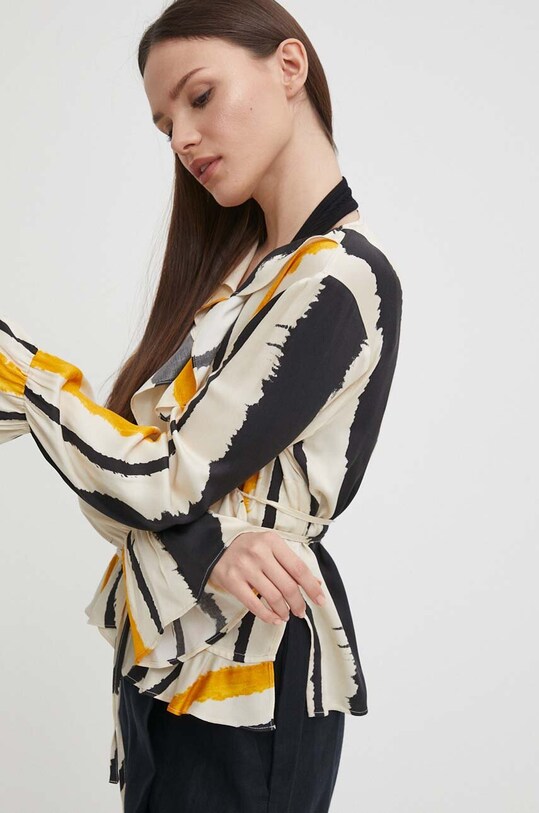 Sisley camicetta multicolore 56JCLQ07B