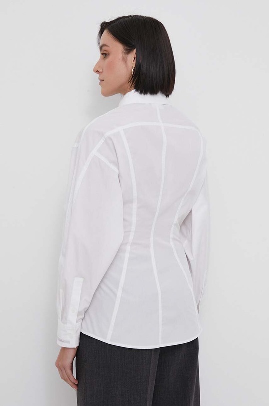 Odzież Calvin Klein koszula bawełniana K20K206600 biały