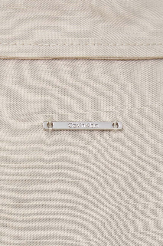 Сорочка з домішкою льону Calvin Klein K20K206694