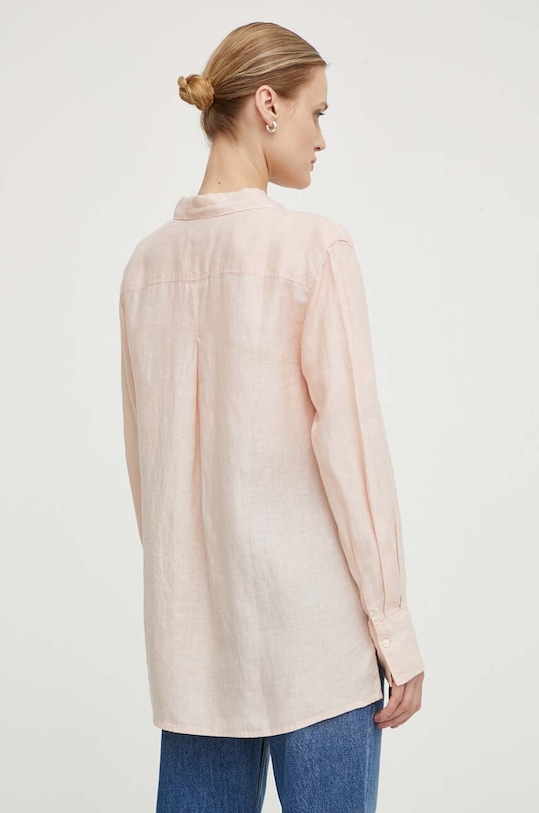 Odzież Marc O'Polo koszula lniana 403113542427 różowy
