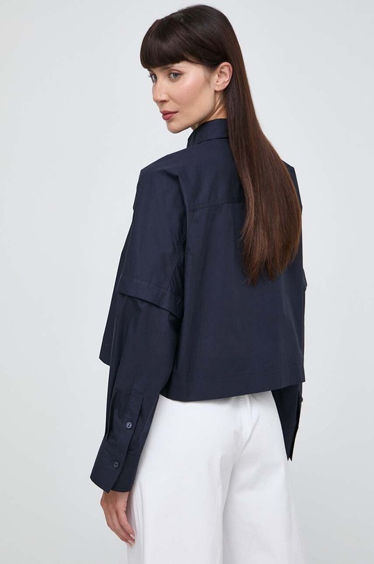 Oblečení Bavlněná košile Ivy Oak IO112327 námořnická modř